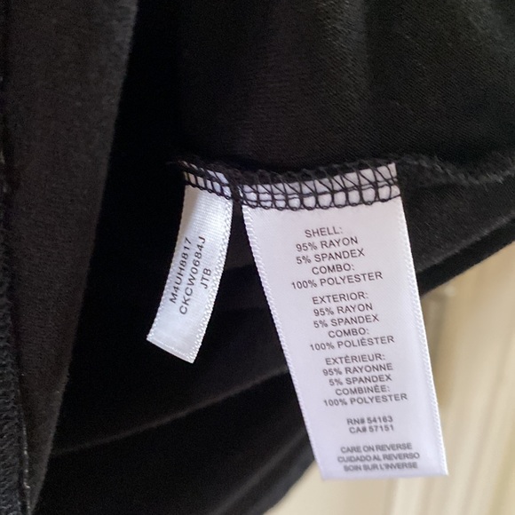 Calvin Klein mixed media top - Picture 4 of 4